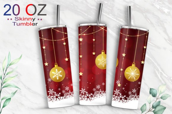 20oz Tumbler Christmas Sublimation Wrap