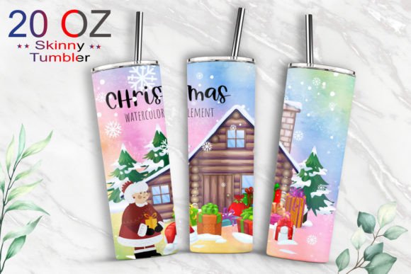 Christmas 20oz Tumbler Wrap Sublimation