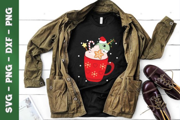 Christmas Cute Narwhal in Winter Cup