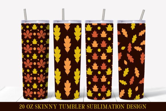 Fall Tumbler Sublimation Wrap Designs