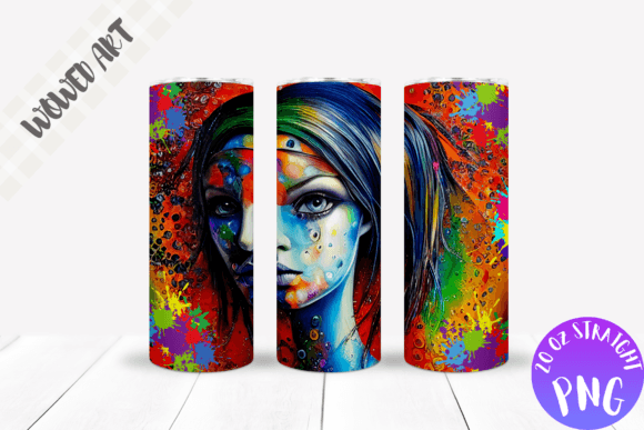 Girl Skinny Tumbler Wrap