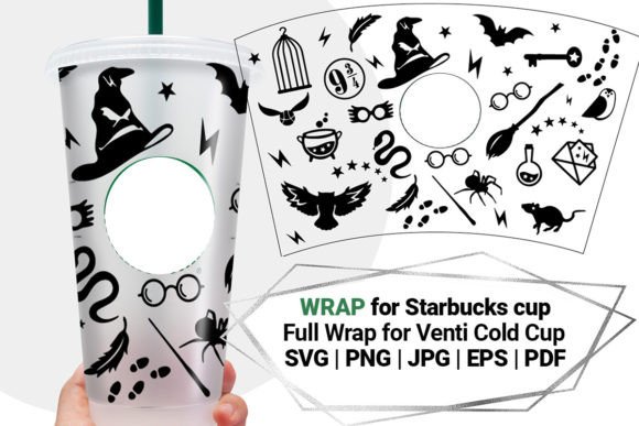 Magic Wrap for Starbucks 24 Oz Cup