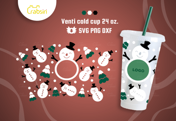 Snowman Funny 24oz Venti Cold Cup
